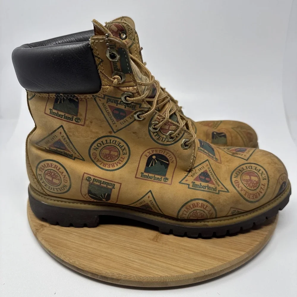 Timberland Expedition Limited Edition 1973 Wheat Nubuck Boots Mens US‎ Sz 11 1/2